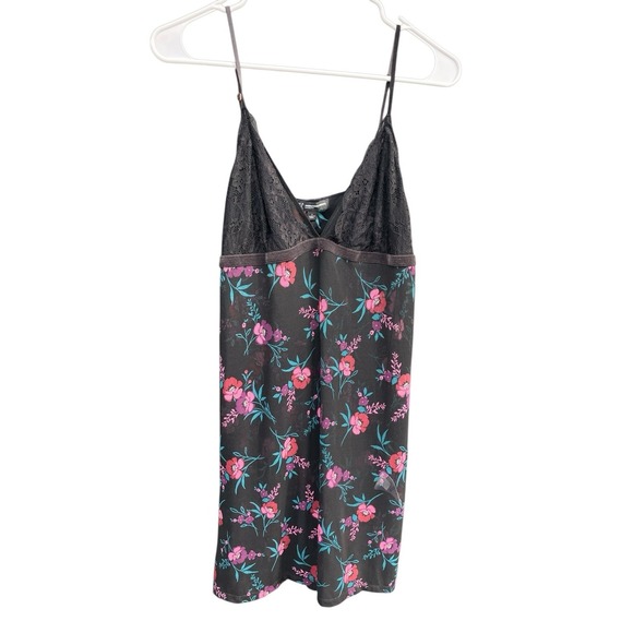 INC International Concepts Dresses & Skirts - INC Womens Sheer‎ Black Babydoll Dress Size L Lace Floral Mesh Fairy Whimsigoth